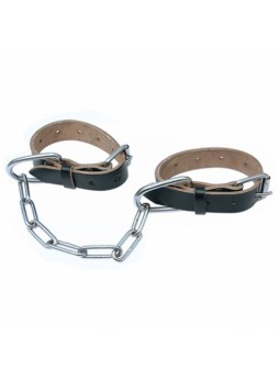 Hobble Black Leather with Heavy Chain